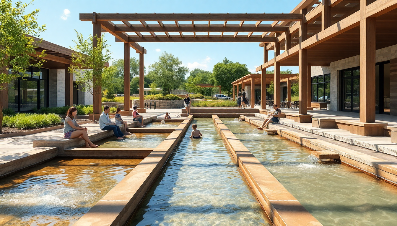 Hot Water Spring Area